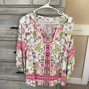 Women’s medium crown and ivy tunic top